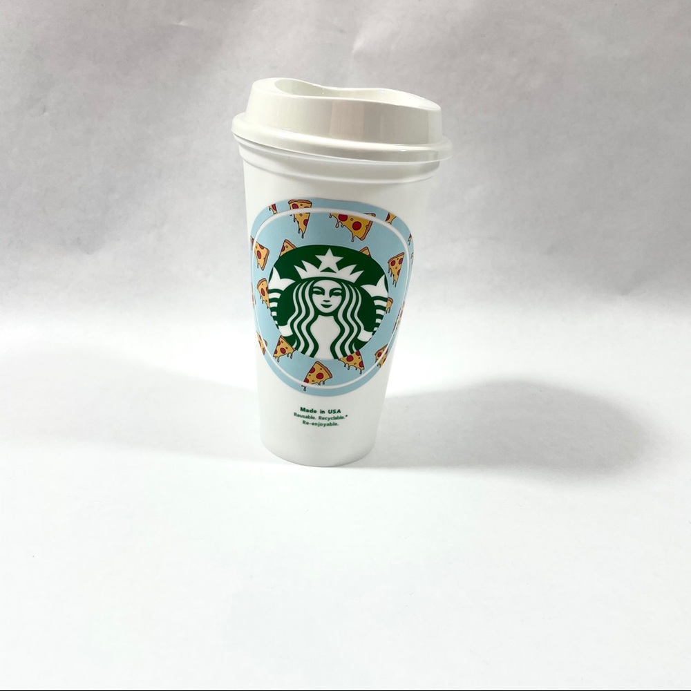 Pizza warm reusable Starbucks‎ cup